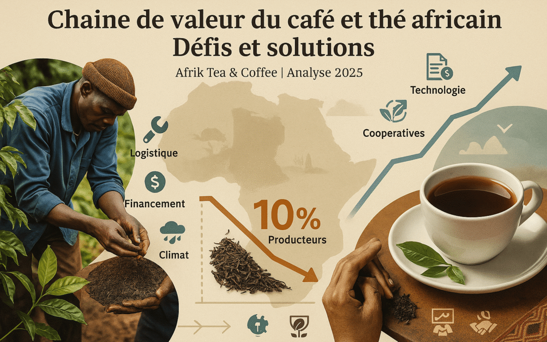 Les défis de la chaîne de valeur africaine du café et du thé : obstacles et solutions innovantes