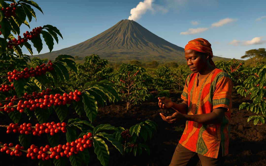 Guide des origines volcaniques du café africain : Quand les terroirs forgés par le feu donnent naissance à l’excellence