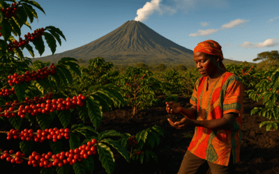 Guide des origines volcaniques du café africain : Quand les terroirs forgés par le feu donnent naissance à l’excellence