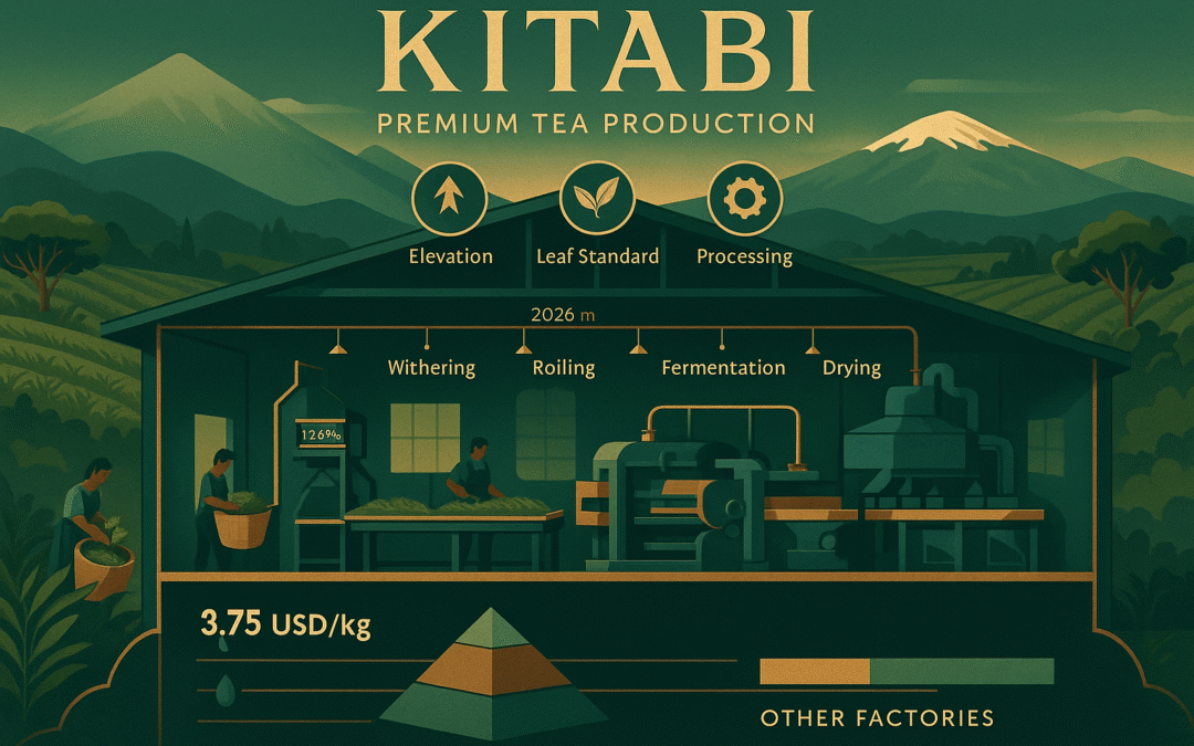 Les secrets de Kitabi : Dans les coulisses de l’usine produisant le thé le mieux valorisé d’Afrique de l’Est